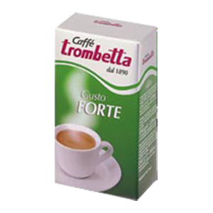 Trombetta Gusto Forte mletá - Trombetta Espresso bar mletá káva Presovace.cz